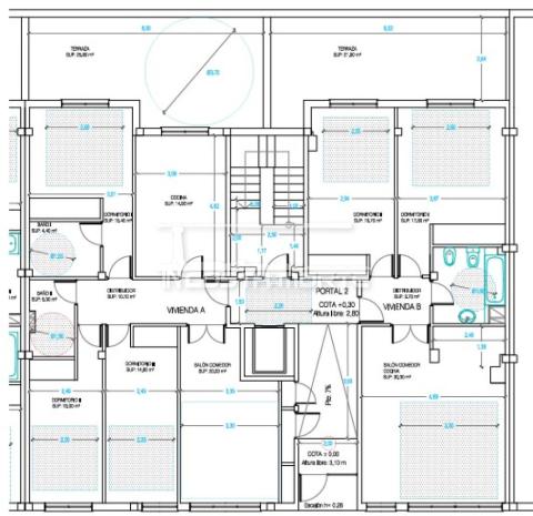 Plano portal 2 bajos